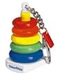 Fisher Price Rock a Stack New key chain by Basic Fun