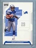 2006 Playoff NFL Playoffs 98 Brian Calhoun - Rookie Card (RC) / Detroit Lions / Football Cards - In Protective Top Loader - Sports Trading Cards Collecting