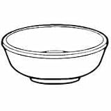 48 Ounce White Argyle Porcelain Pasta Bowl (07-0191)