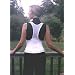Cincher Women's Posture Back Brace Support Belt - White - Small 30-34 Inch Hip