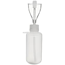 Nalgene 3702-1660 LDPE Dispenser with 60mL PMP Measuring Chamber, 500mL Volume
