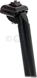 Kalloy 26.6x400mm Black Alloy Post
