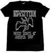 LED ZEPPELIN - United States Of America 1977 Tour - Black Women's / Girls T-Shirt (Girlie / Babydoll)