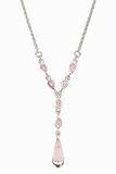 Image of Mother of Pearl Set Silver Necklace
