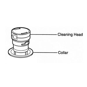 Polaris - Polaris Vinylcare Cleaning Head With Collar - Light Blue
