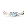 Enamel Butterfly Toe Ring