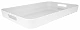 Zak Designs White 21-bye-13-1/2-Inch Full Tray