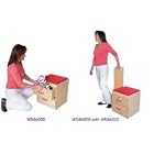 TEACHERFS SCOOTER STOOL 2 DRAWERS by WOOD DESIGNS