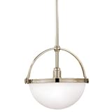 3312-PN - Hudson Valley Stratford 1-Light Pendant in Polished Nickel