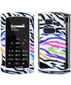 MyBat Sanyo Incognito Phone Protector Cover - Rainbow Zebra Skin