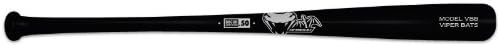 Viper Bats Bamboo Baseball Bat with Warranty - VBB - All Black - 34"