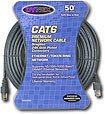 Dynex - Network cable - RJ-45 (M) - RJ-45 (M) - 50 ft - ( CAT 6 ) - snagless, booted - gray