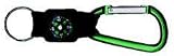 Carabiner with Compass Fob by