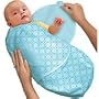 SwaddleMe Adjustable Infant Wrap - Blue Cocoa Dot Print