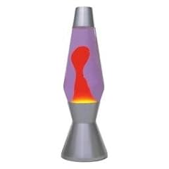 Lavalampe ASTRO violett/orange von Mathmos