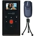 MinoHD Camcorder with FREE Mini Tripod & Case (Black, 4GB)