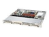 Supermicro SC813M TQ-520C - Rack-mountable - 1U - ATX - SATA/SAS - hot-swap - power supply 520 Watt - black - USB/serial