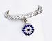 Evil Eye Thumb Ring with Cz Stones