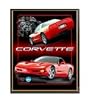 Corvette Red Clock