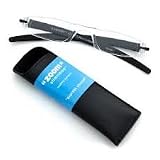 Zoom Eyeworks Slim Vision Reading Eyewear, 1.50, Black