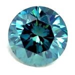 1/3 Carat Total Weight Round Brilliant Cut Loose Blue color loose Diamond 4.50 mm