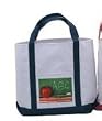 Photo Tote Bag - Create a Custom Tote Bag From Your Favorite Photo - White Bag w/Denim Handle - 16" x 12" x 5"