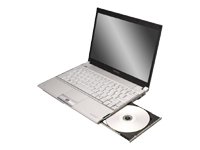 Toshiba Portege R500 - Core 2 Duo U7600 / 1.2 GHz ULV - Centrino Duo - RAM : 2 GB - HD : 160 GB - DVD±RW / DVD-RAM - Gigabit Ethernet - WLAN : Bluetooth 2.0 EDR, 802.11 a/b/g/n (draft) - Fingerabdruck - Vista Business - 12.1