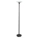 Good Earth Lighting GL6543-BK-GLI Lincoln Park Tochiere with Opal Glass Diffuser, Black