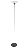 Good Earth Lighting Lincoln Park Tochiere with Opal Glass Diffuser, Black GL6543-BK-GLI
