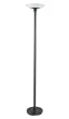 Good Earth Lighting GL6543-BK-GLI Lincoln Park Tochiere with Opal Glass Diffuser, Black