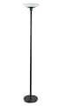 Good Earth Lighting GL6543-BK-GLI Lincoln Park Tochiere with Opal Glass Diffuser, Black