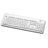 Irocks USB Keyboard Silver Frame White Mac/win