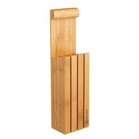 Kyocera Three Slot Empty Bamboo Knife Block