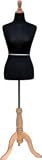 Dress Form: New Black Female Torso Dress Form Mannequin Size Medium