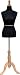 Dress Form: New Black Female Torso Dress Form Mannequin Size Medium