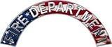 Fire Department American Flag Firefighter Fire Helmet Arcs / Rocker Decals Reflective