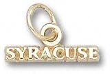 Syracuse Orange Solid 10K Gold ''SYRACUSE'' Pendant