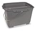 Tough Guy 1ELK3 Double Pail, Gray, 17qt