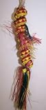 Planet Pleasures Caterpillar 9in Small Bird Toy Assorted Colors
