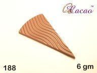 Cacao Triangles Wavey Cake Decoration Chocolate Mould 8 Cavity, PVC, 17 x 26 x 1.5 cm