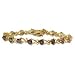 Trillion Cut Mystic Topaz Bracelet in 14K Yellow Gold