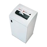 HSM of America, LLC Products - Office Shredder, Cross Cut, 27 Sh Cap., 9-7/10x16-1/2x35, BG - Sold as 1 EA - Heavy-duty shredder makes an ideal central device for large offices. Shreds paper, store cards, credit cards, CDs/DVDs and floppy disks. Shreds 27 sheets of 20 lb. paper at 27' per minute into 1/8 x 1-1/2 cross-cut pieces. Stops automatically when the container is full and door is open. Offers a security level 4, 11-4/5 throat, automatic start/stop control via electronic eye, revers