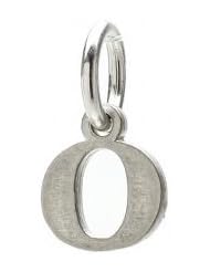 Dogeared Open O Charm, Sterling Silver
