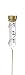 Conant Custom VRG6 Brass Grande View Rain Gauge with Spiral Stake