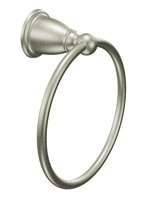 Creative Specialties YB2286BN Brantford Towel Ring Brushed Nickel