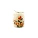 AUROSHIKHA CANDLES & INCENSE Flower Candle Vanilla Pillar 1 UNIT