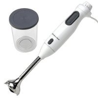 KitchenAid KHB100WH Immersion Hand Blender, White