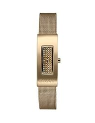 DKNY Rose-Gold-Tone Mesh Bracelet Womens watch #NY2111