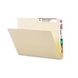 Smead 24190 - Conversion File Folders, Straight Cut Top Tab, Letter, Manila, 100/Box-SMD24190