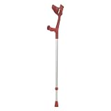 Magic Soft Anatomic Crutch RED Ergonomic Handles